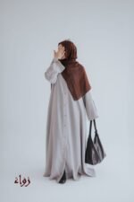 ⁦عباية كتان 015⁩ - الصورة ⁦2⁩