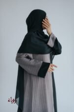 ⁦عباية color block 022⁩ - الصورة ⁦3⁩