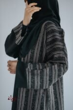 ⁦عباية color block 021⁩ - الصورة ⁦3⁩