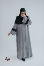 ⁦عباية كتان اكمام اورجانزا 017⁩ - الصورة ⁦5⁩