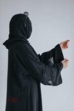 عباية كتان كم أورجانزا 018